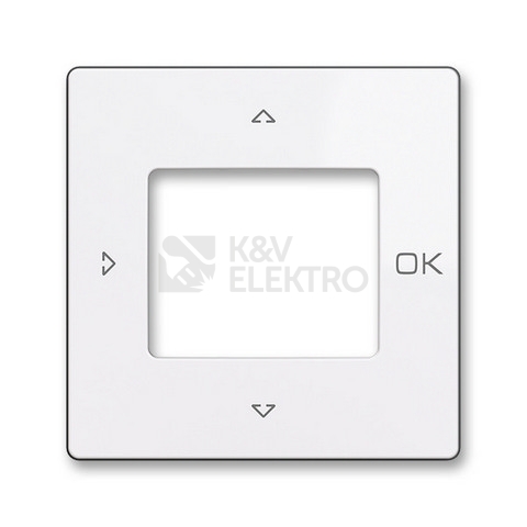 Obrázek produktu ABB Zoni kryt ovladače časovacího nebo termostatu bílá 3299T-A40100 500 (2CHT704010A4500) 0