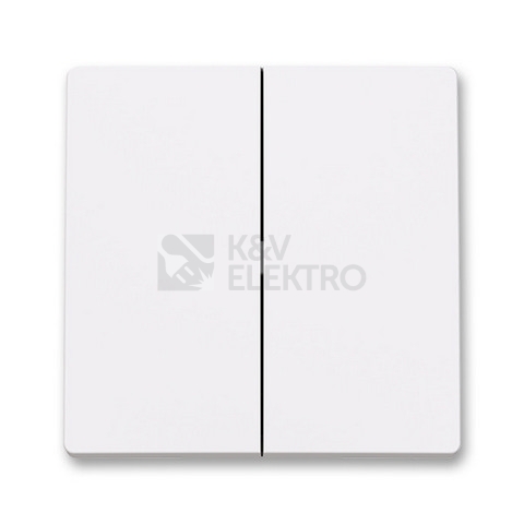 Obrázek produktu ABB Zoni kryt vypínače dělený matná bílá 3559T-A00652 240 0