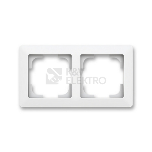 ABB Zoni dvojrámeček matná bílá 3901T-A00020 240