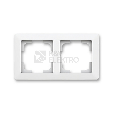 Obrázek produktu ABB Zoni dvojrámeček matná bílá 3901T-A00020 240 0
