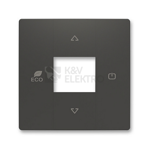 Obrázek produktu ABB Zoni kryt termostatu matná černá 6220T-A03000 237 0