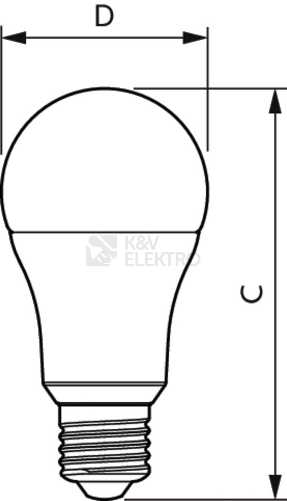 Obrázek produktu LED žárovka E27 Philips A60 13W (100W) teplá bílá (2700K) 2