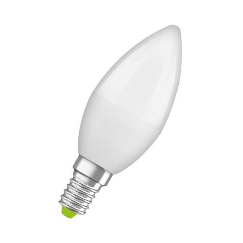 LED žárovka E14 LEDVANCE CL B FR RECYCLED 4,9W (40W) teplá bílá (2700K) svíčka