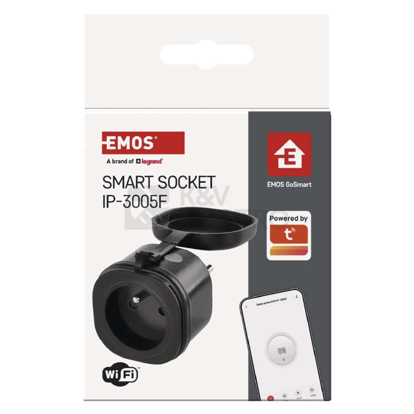 Obrázek produktu GoSmart WiFi zásuvka IP44 IP-3005F EMOS P5552 20