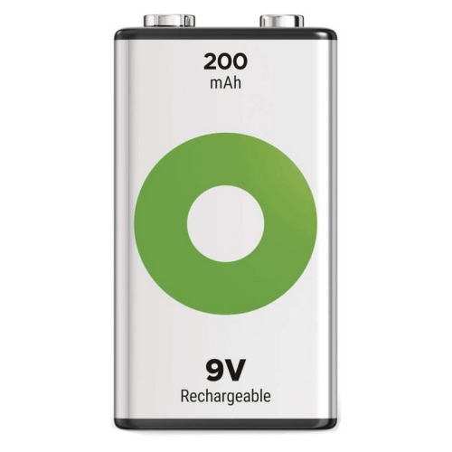 Nabíjecí baterie 9V GP ReCyko 200mAh NiMH B2552 (1ks v papírové krabičce)