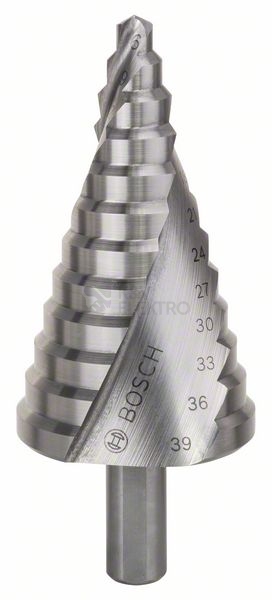 Obrázek produktu Stupňovitý vrták HSS 6-39mm Bosch 2.608.597.521 1