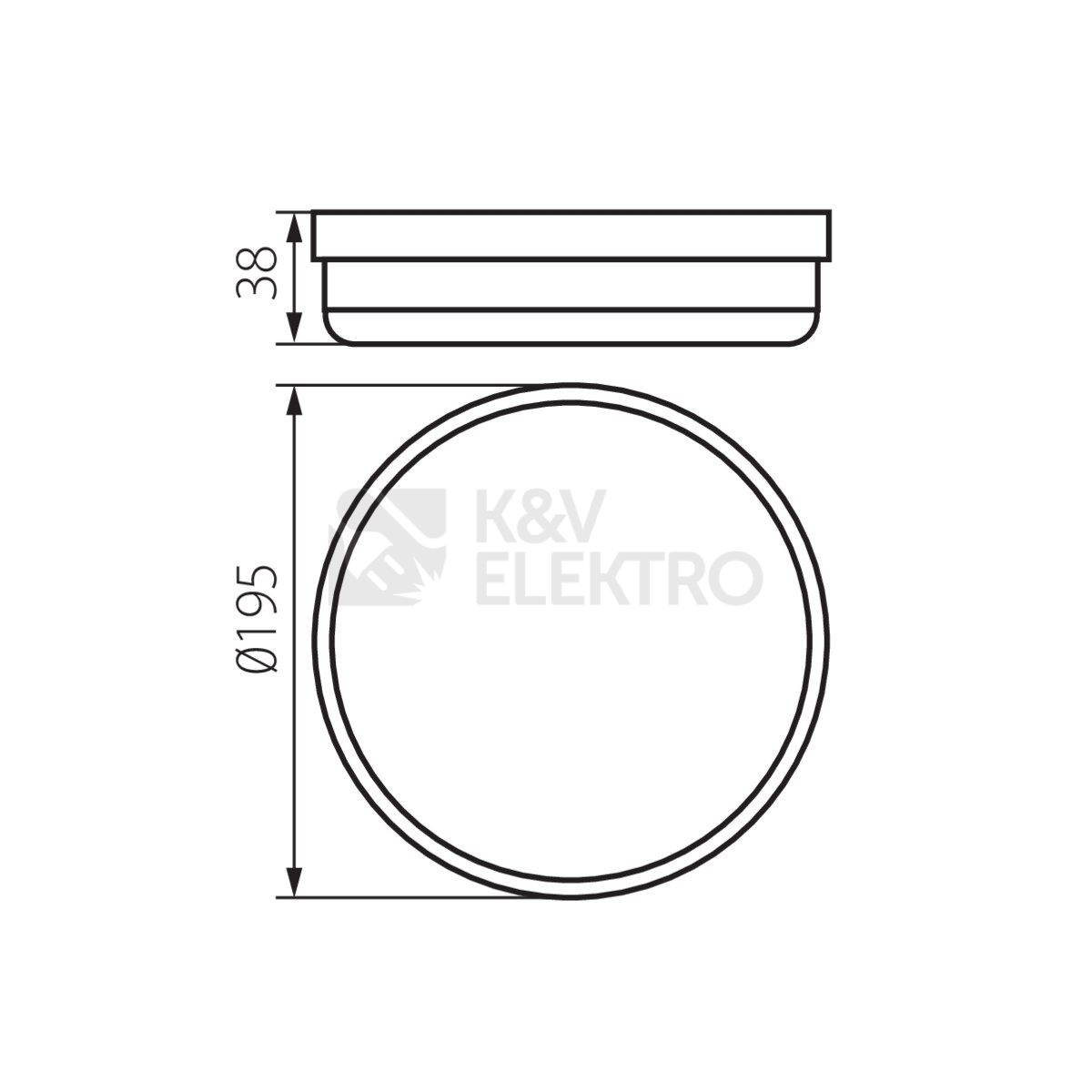 Obrázek produktu LED svítidlo Kanlux Miledo TOLU O LED 18W-NW-W IP54 neutrální bílá 31498 3