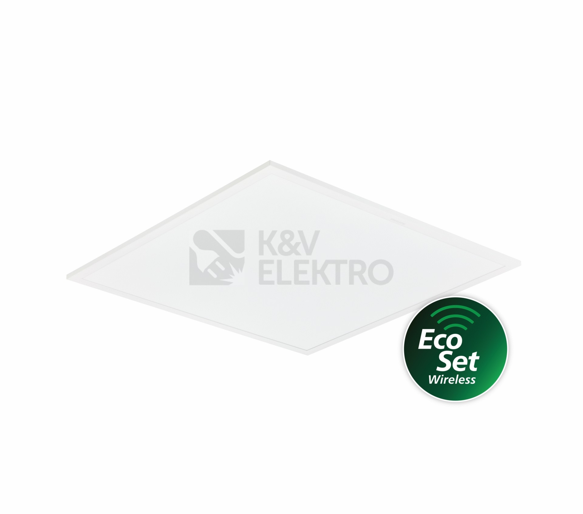 Obrázek produktu LED panel Philips RC075 34S/840 ESW W60L60 OC EcoSet SC UGR<19 28W 3400lm 4000K neutrální bílá 0