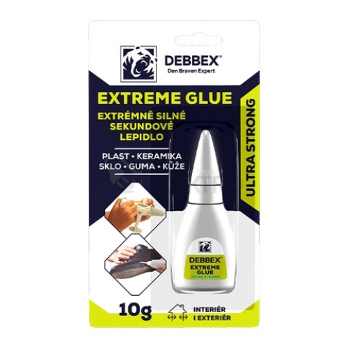 Den Braven DEBBEX sekundové/vteřinové lepidlo EXTREME GLUE 10g 50704RL