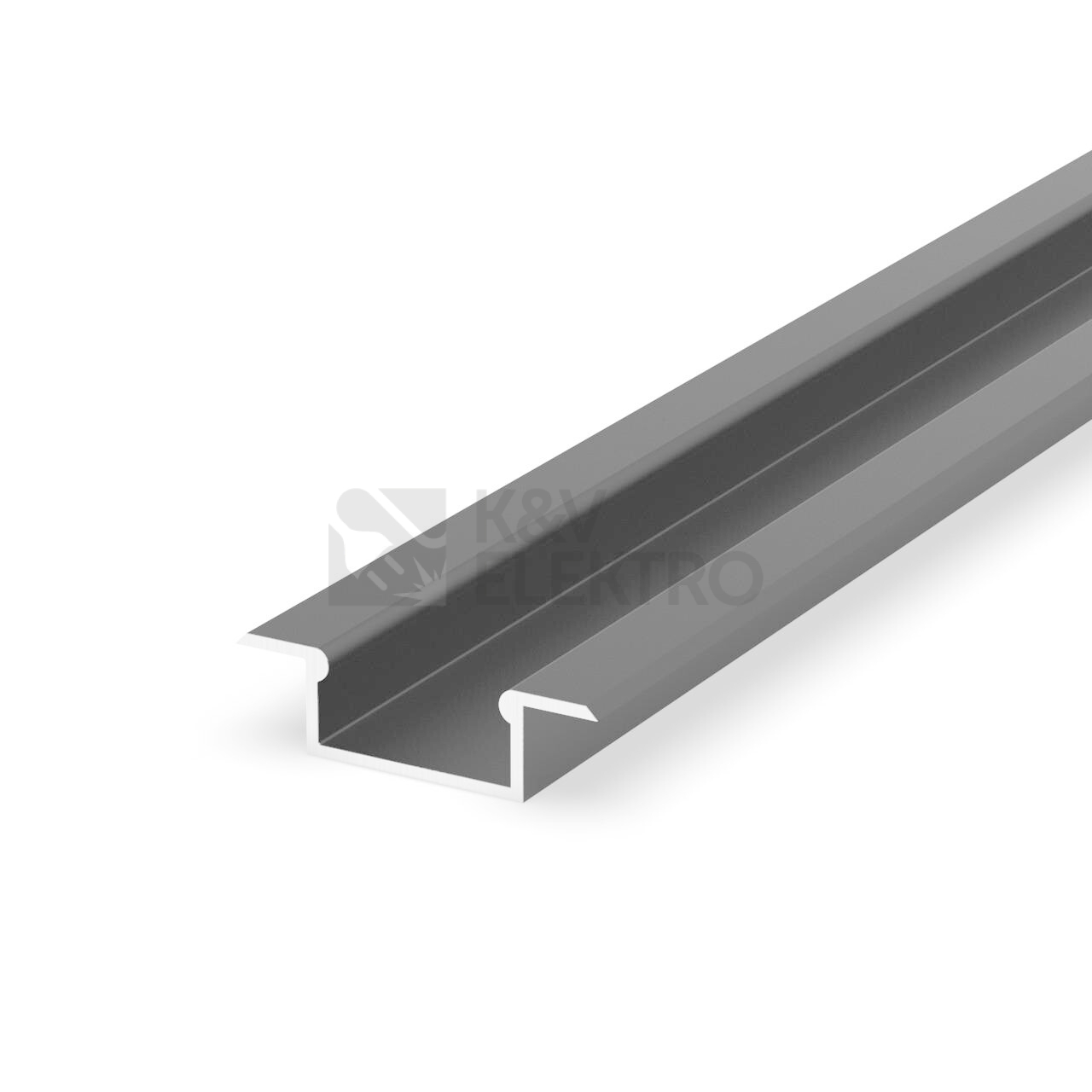 Obrázek produktu Vestavný hliníkový profil, černý 093114 1
