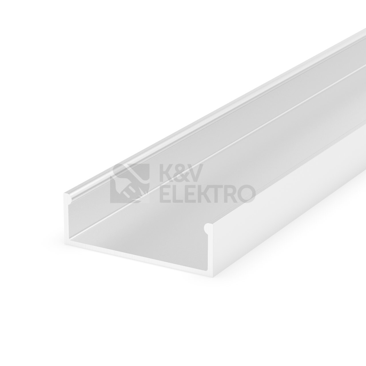 Obrázek produktu Nástěnný hliníkový profil až pro 2 LED pásky, bílý 092251 0