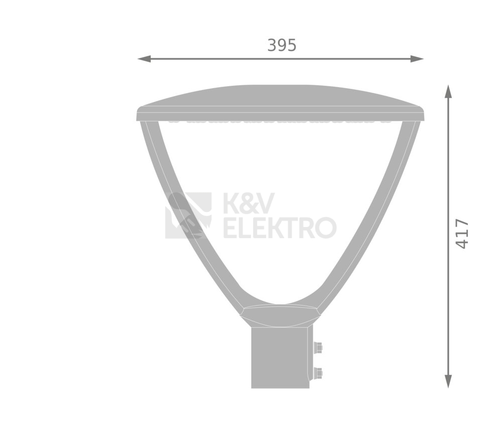 Obrázek produktu LED svítidlo LEDVANCE URBAN LANTERN V 34-59W 3000/4000K černá 1