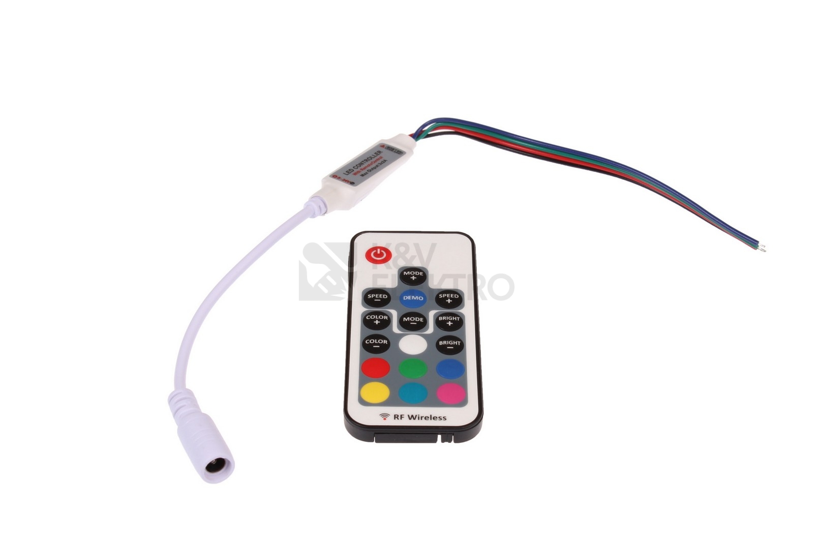 Obrázek produktu LED ovladač RGB LED pásků RF RGB 17B 063322 0