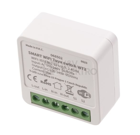 Obrázek produktu SMART WiFi Tuya switch (spínač) WT2 068502 1