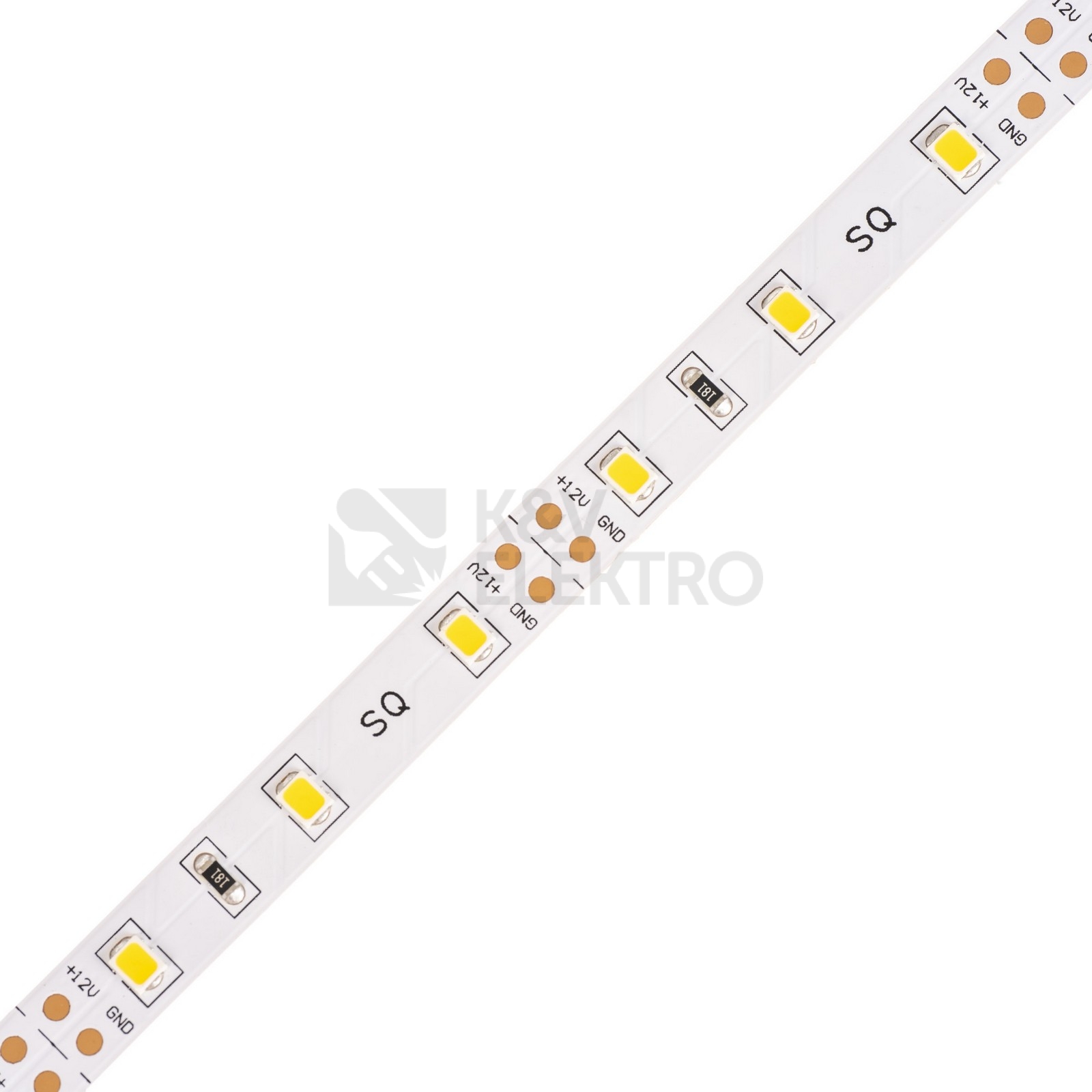 Obrázek produktu LED pásek SQ3-300 12V 4,8W/m teplá bílá š=8mm 07104 (délka 5m) 0