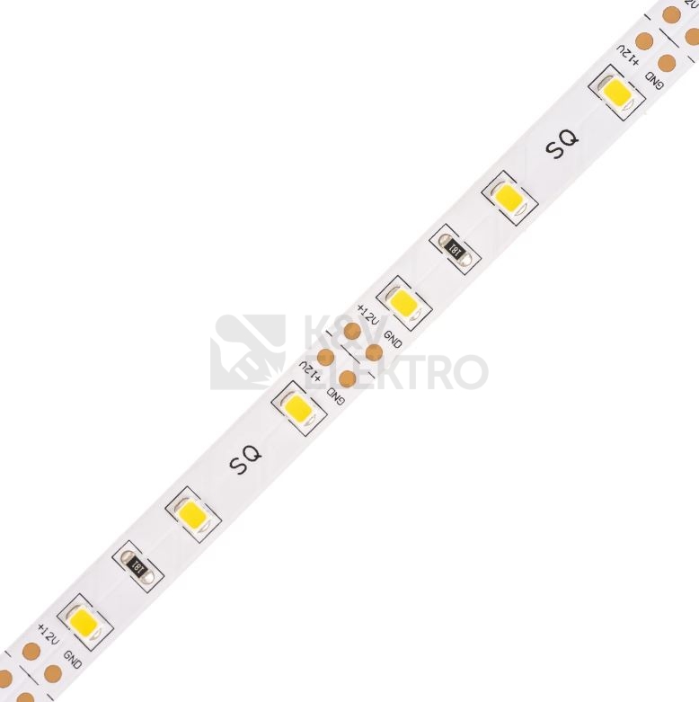 Obrázek produktu LED pásek SQ3-300 12V 4,8W/m neutrální bílá š=8mm 07106 (délka 5m) 0