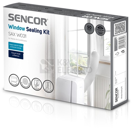 Sada těsnění do oken pro mobilní klimatizace SENCOR SAX W001