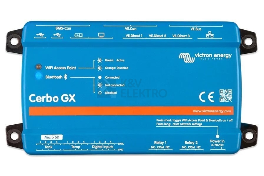 Obrázek produktu Řídící jednotka Victron Energy Cerbo GX MKII BPP900450110 bez dotykového displeje 0