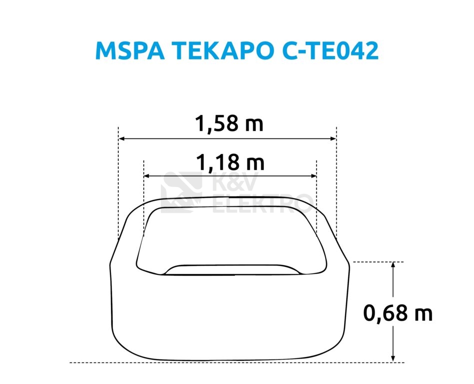 Obrázek produktu Bazén vířivý MSPA Tekapo C-TE042 Marimex 11400266 1