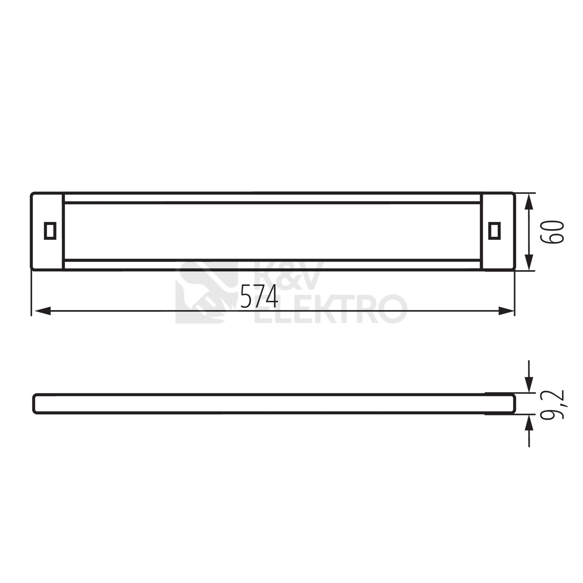 Obrázek produktu LED svítidlo Kanlux DAXA-M-IR 9W CCTDIM W 38120 3000/4000/5500K s bezdotykovým spínačem 6