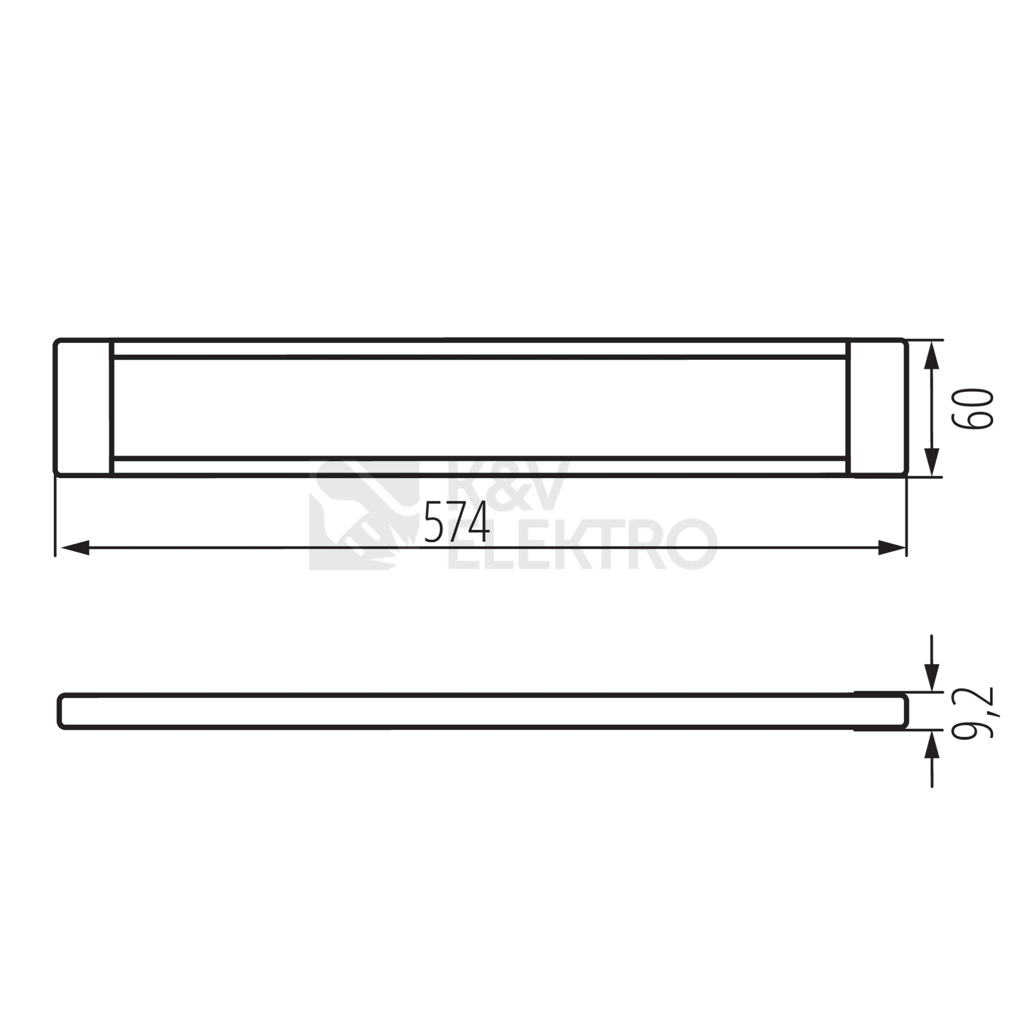 Obrázek produktu LED svítidlo Kanlux DAXA-S 9W CCTDIM W 38121 3000/4000/5500K 2