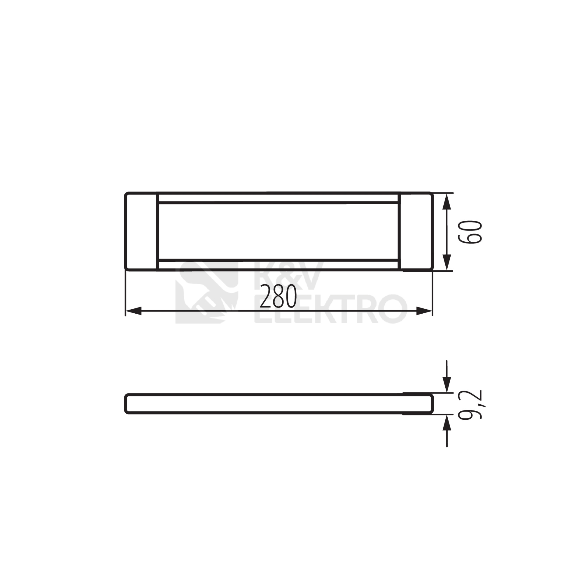 Obrázek produktu LED svítidlo Kanlux DAXA-S 5W CCTDIM W 38123 3000/4000/5500K 1