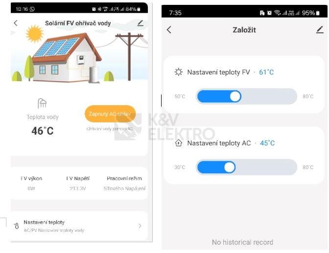 Obrázek produktu  Solární invertor GETI GWH03W 4kW MPPT pro ohřev vody z fotovoltaických panelů 4