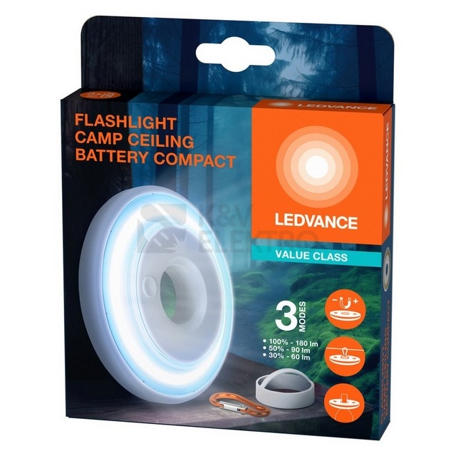 Obrázek produktu LED svítilna LEDVANCE FLASHLIGHT CAMP CEILING COMPACT 3xAAA 1