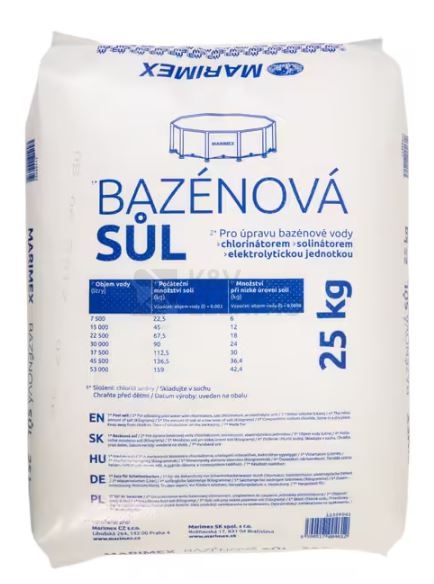 Obrázek produktu Bazénová sůl 25 kg Marimex 11306001 0