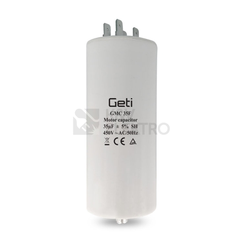 Rozběhový kondenzátor GETI GMC 35F 35uF 450V 02020033