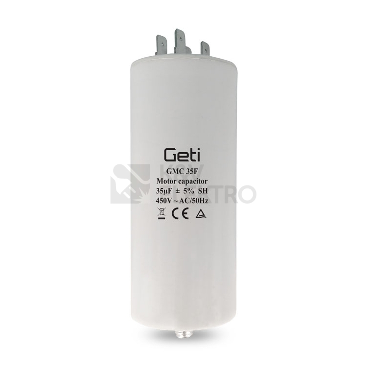 Obrázek produktu Rozběhový kondenzátor GETI GMC 35F 35uF 450V 02020033 0