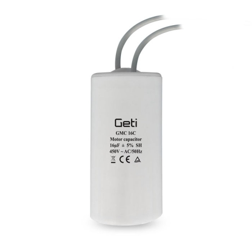 Rozběhový kondenzátor GETI GMC 16C 16uF 450V 02020029