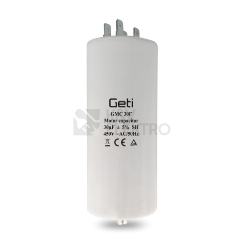 Rozběhový kondenzátor GETI GMC 30F 30uF 450V 02020032