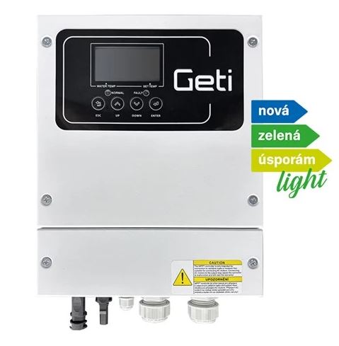 Solární invertor GETI GWH02D 4kW MPPT pro ohřev vody z fotovoltaických panelů