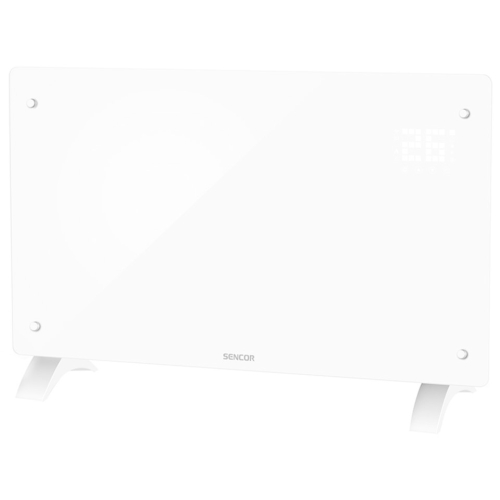 Chytrý skleněný WiFi přímotop SENCOR SCF 4240WH bílý 1000-2000W