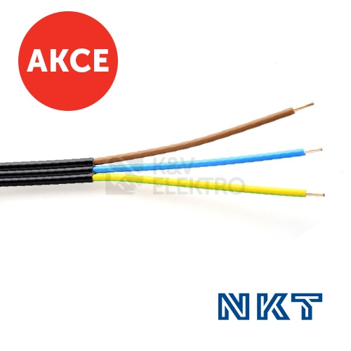 Obrázek produktu  Kabel NKT CYKY-J 3x1,5 (CYKY 3Cx1,5) 50m 0