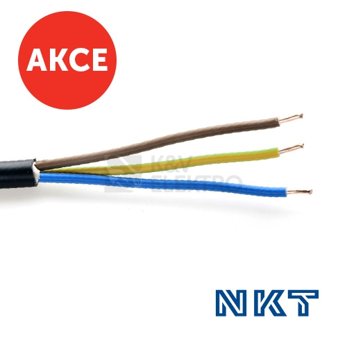 Obrázek produktu  Kabel NKT CYKY-J 3x2,5 (CYKY 3Cx2,5) 25m 0