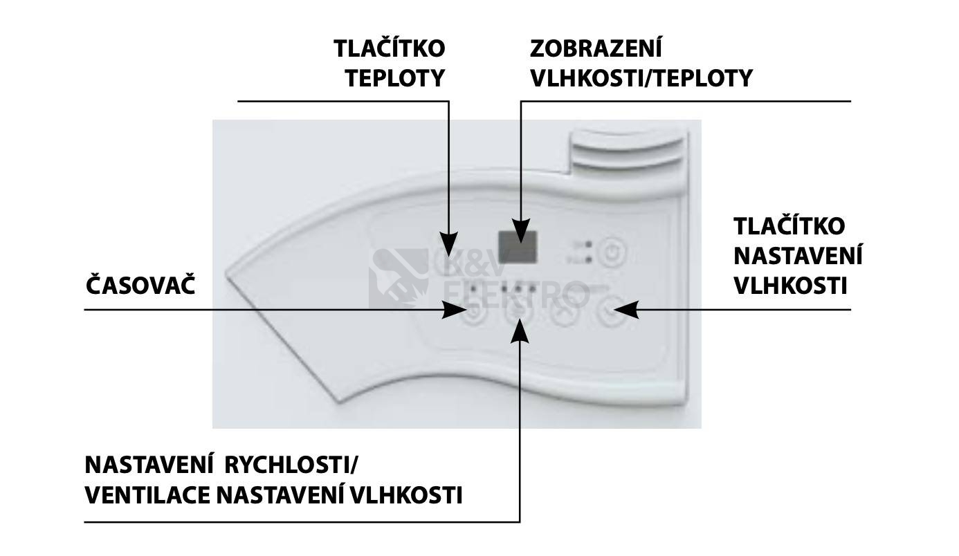 Obrázek produktu  Odvlhčovač vzduchu MASTER DH 721 P 2