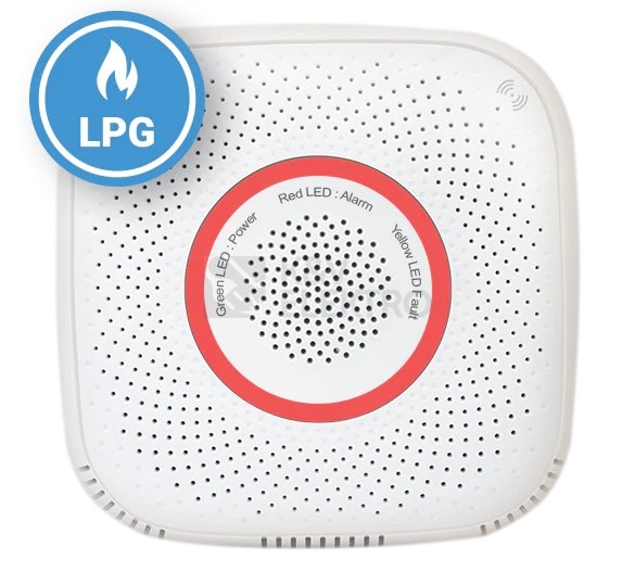 Obrázek produktu Detektor LPG Shelly Gas LPG se zvukovým světelným alarmem WiFi 1