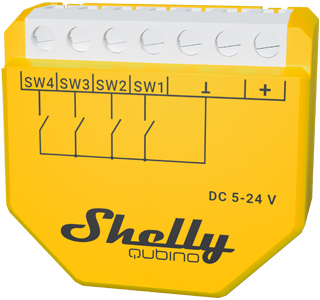 Spínací modul Shelly Wave i4 DC 5-25V DC 4 vstupy Z-Wave