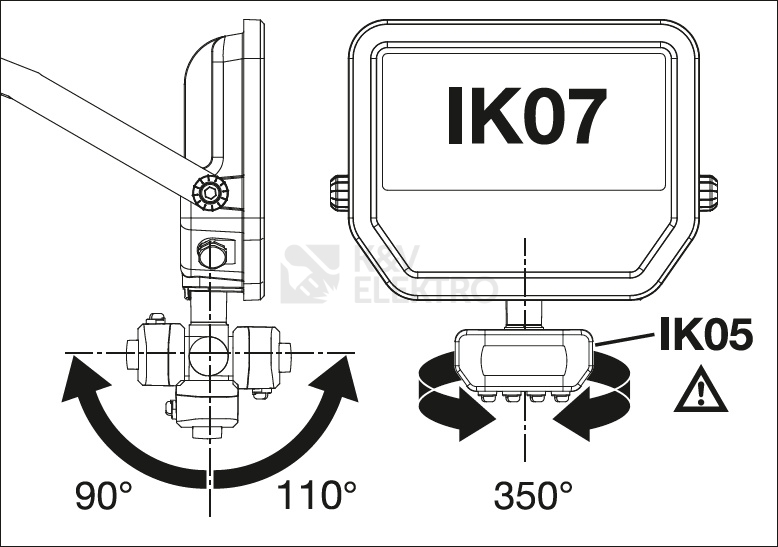 Obrázek produktu  LED reflektor s pohybovým čidlem LEDVANCE FLOODLIGHT černý 41W 5500lm 3000K teplá bílá IP65 5