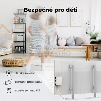 Obrázek produktu  Teplovzdušný infra konvektor AENO GH3S 700W AGH0003S LED displej WiFi bílý 6