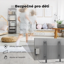 Obrázek produktu  Teplovzdušný infra konvektor AENO GH5S 700W AGH0005S LED displej WiFi šedý 7