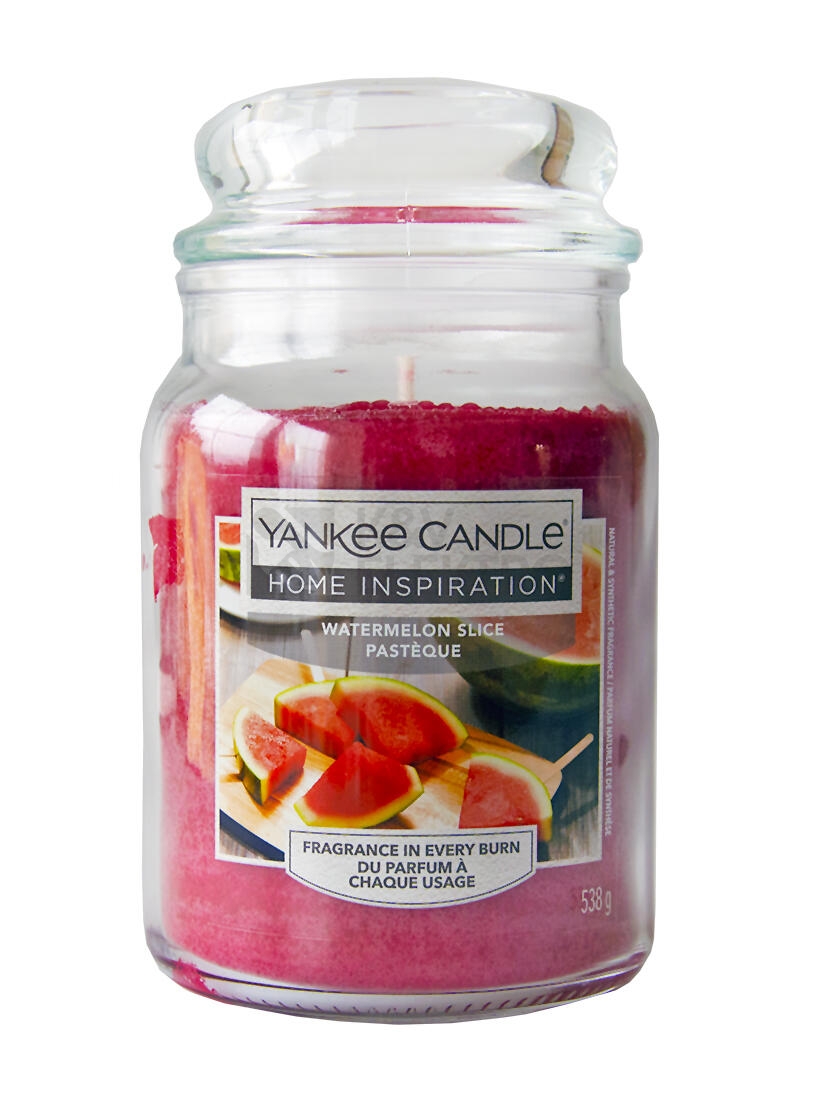 Obrázek produktu  Svíčka vonná sklo Yankee candle WATERMELON SLICE 538g (hoří 130hod) 716295 0