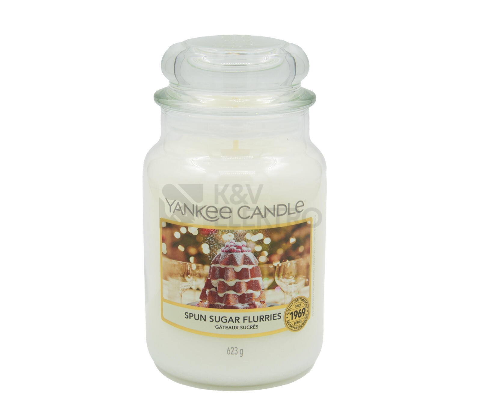 Obrázek produktu  Svíčka vonná sklo Yankee candle SPUN SUGAR FLURRIES 623g (hoří 150hod) 716299 0