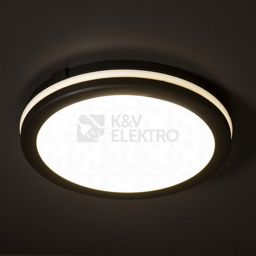 Obrázek produktu LED svítidlo Kanlux BENO ECO 12W CCT O B černé 12W 3000K/4000K/6500K IP65 38381 1