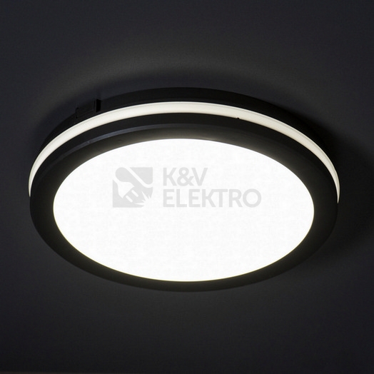 Obrázek produktu LED svítidlo Kanlux BENO ECO 12W CCT O B černé 12W 3000K/4000K/6500K IP65 38381 2