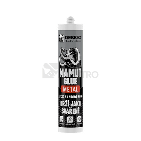 Obrázek produktu  Den Braven lepidlo MAMUT GLUE Metal 290ml  kovově šedá 51915DBX 0