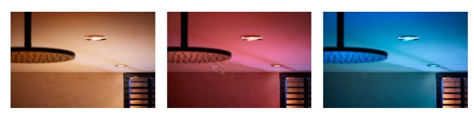 Obrázek produktu Bluetooth LED koupelnové svítidlo set 3ks Philips Hue Xamento IP44 GU10 4,2W 2000-6500K RGB 2