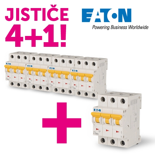 Jistič EATON PL7-B25/3 25A 263391 akční balení 4+1